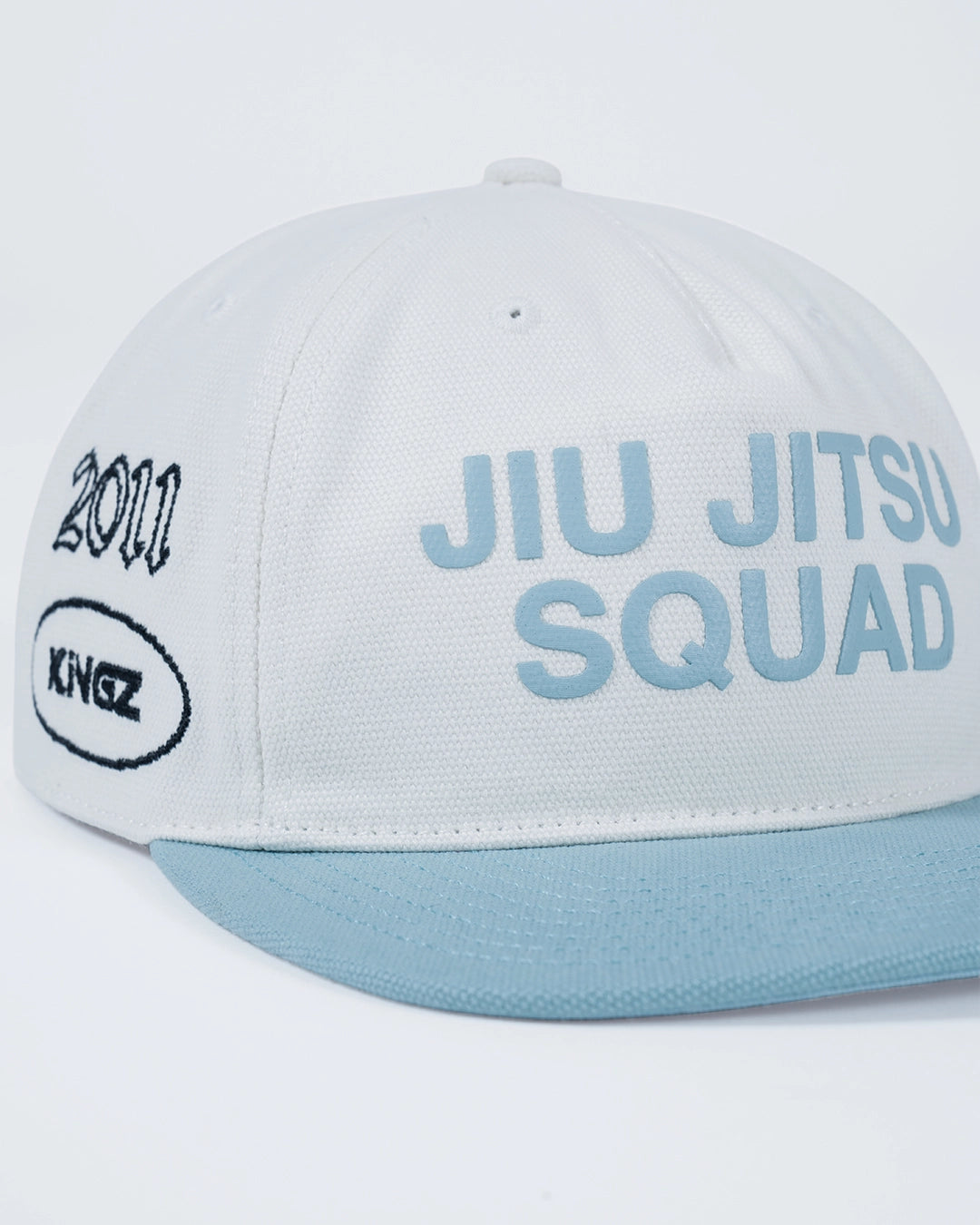 Kingz Jiu Jitsu Squad Snapback - Cream/Teal