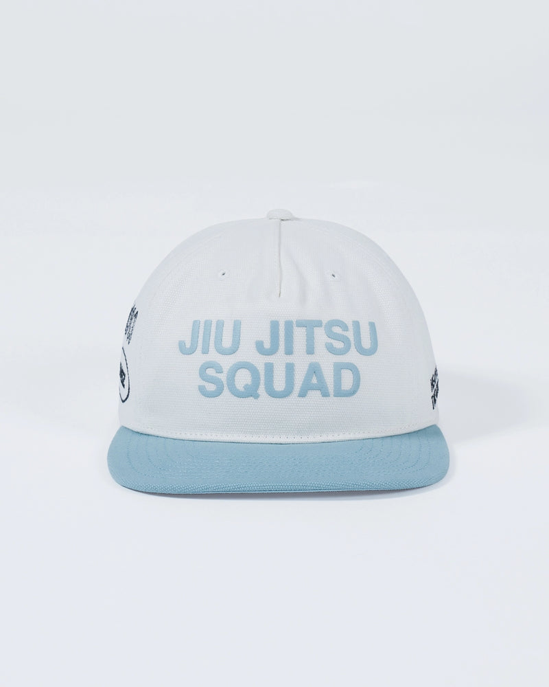 Kingz Jiu Jitsu Squad Snapback - Cream/Teal