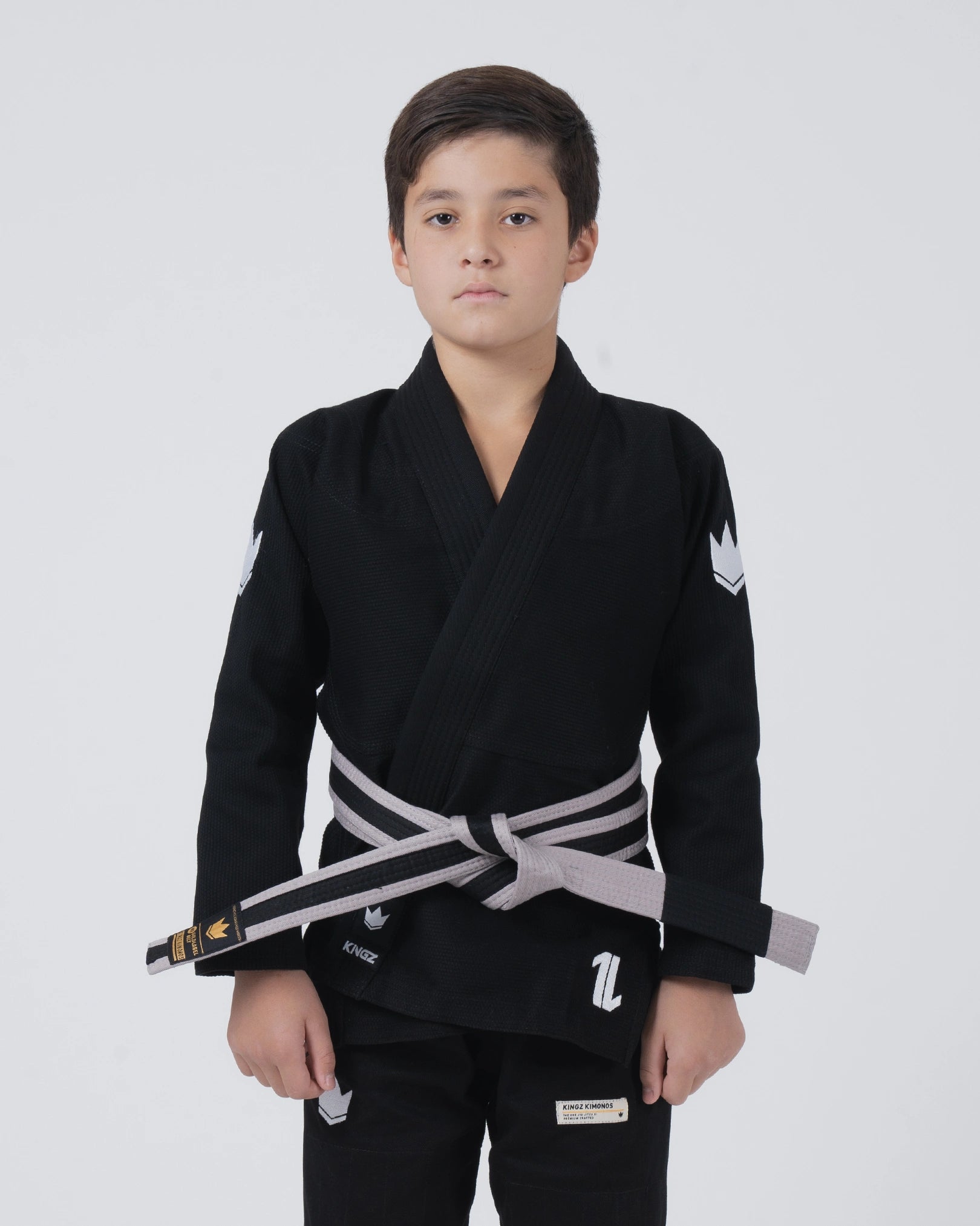 The ONE V2 Kids BJJ Gi - Black