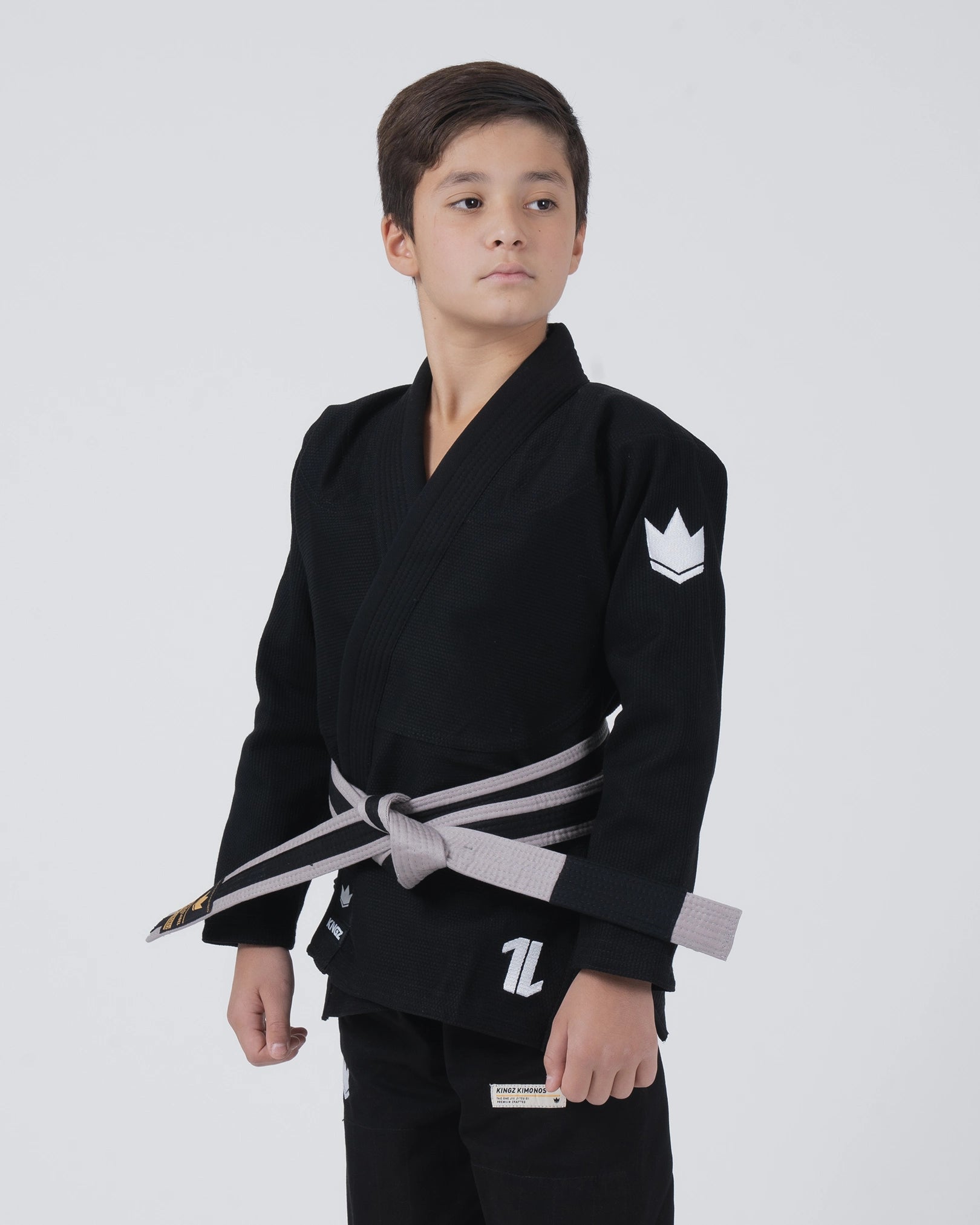 The ONE V2 Kids BJJ Gi - Black