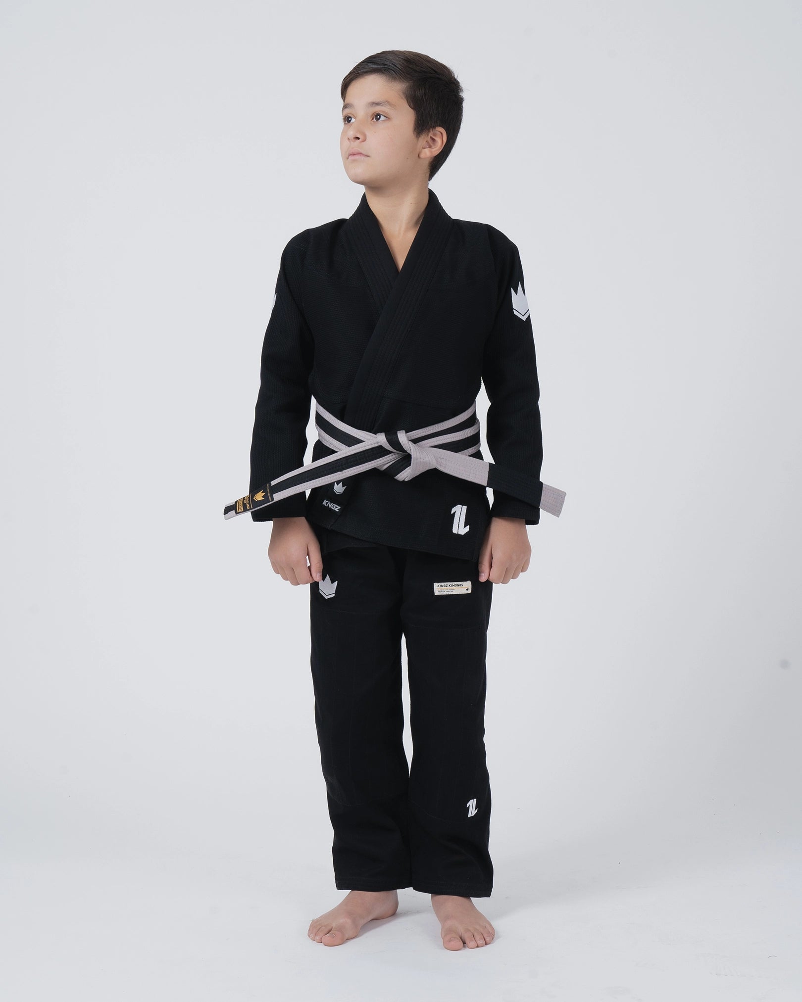 Kimono de JJB pour enfants Kingz The ONE V2 - Noir