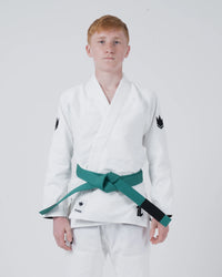 Kingz_The ONE V2 Kids BJJ Gi _White_Kids_KZK23_01