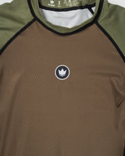 Kingz_Terra Rashguard_Green/Brown_KZR23_03
