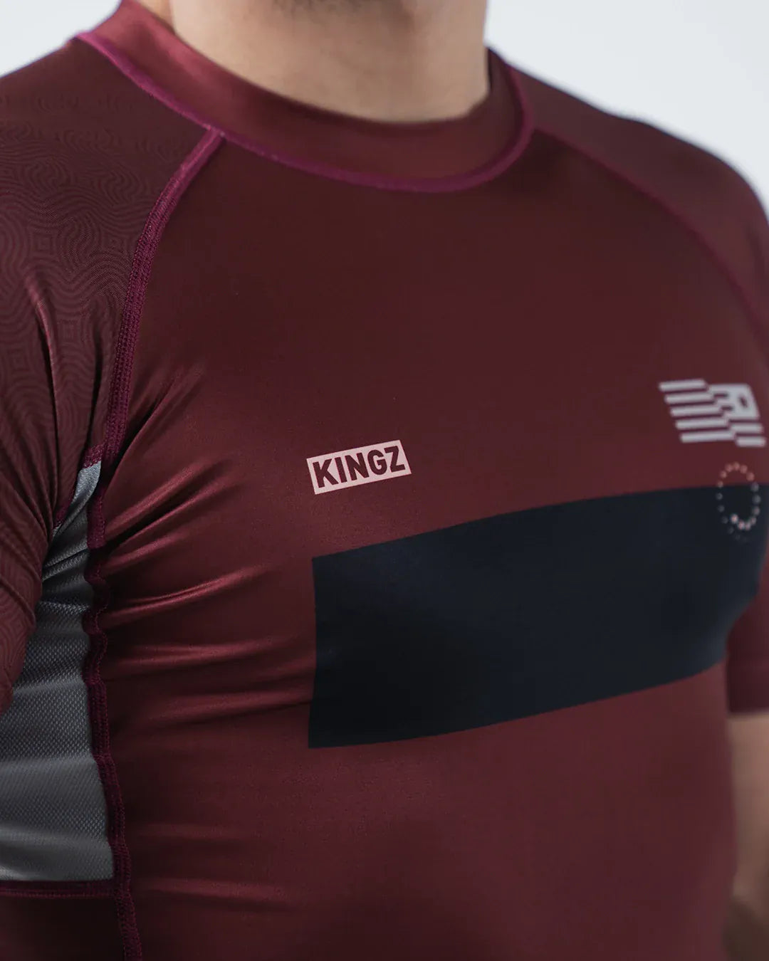 Kingz Trooper Men's Rashguard - Maroon