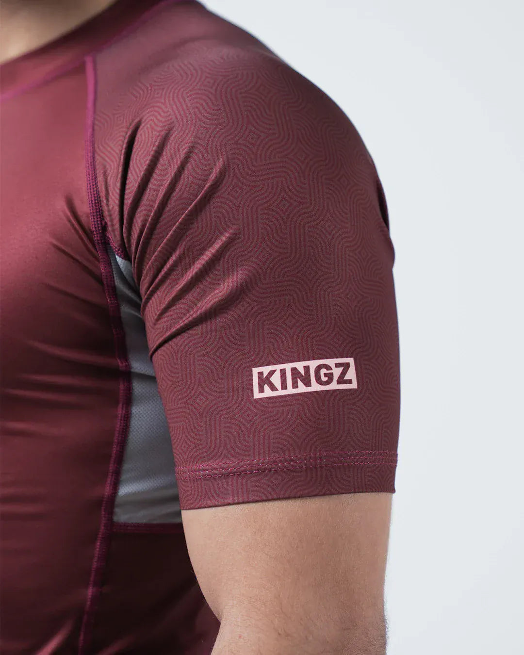 Kingz Trooper Men's Rashguard - Maroon