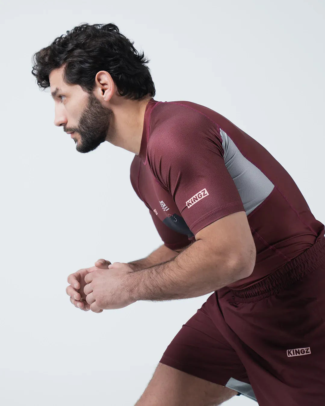 Kingz Trooper Men's Rashguard - Maroon