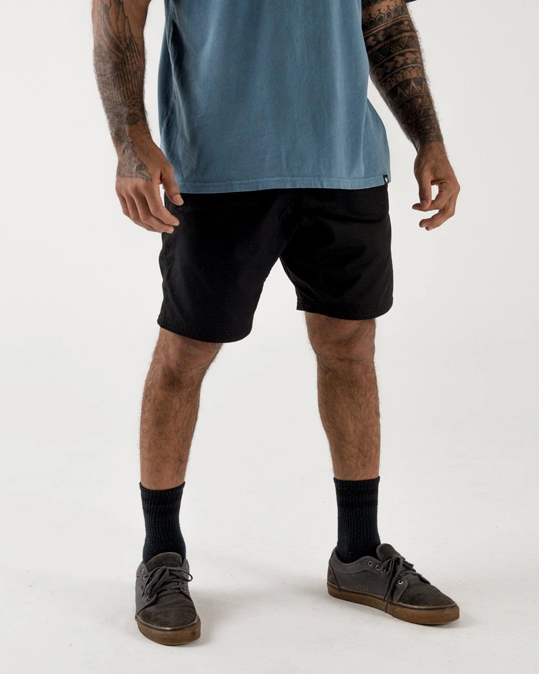 Short Gi décontracté - Noir