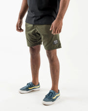 Kingz_Casual Gi Shorts_Military Green_Men_KZS09_02