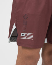 Kingz-Trooper Shorts - Maroon