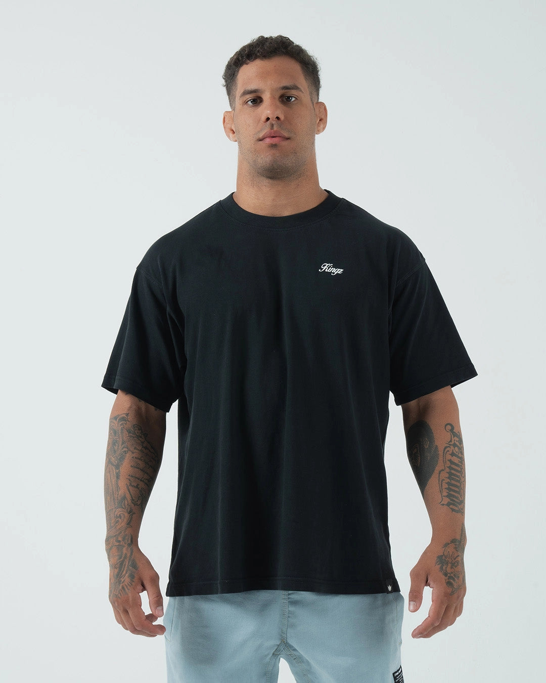 Script Tee - Black