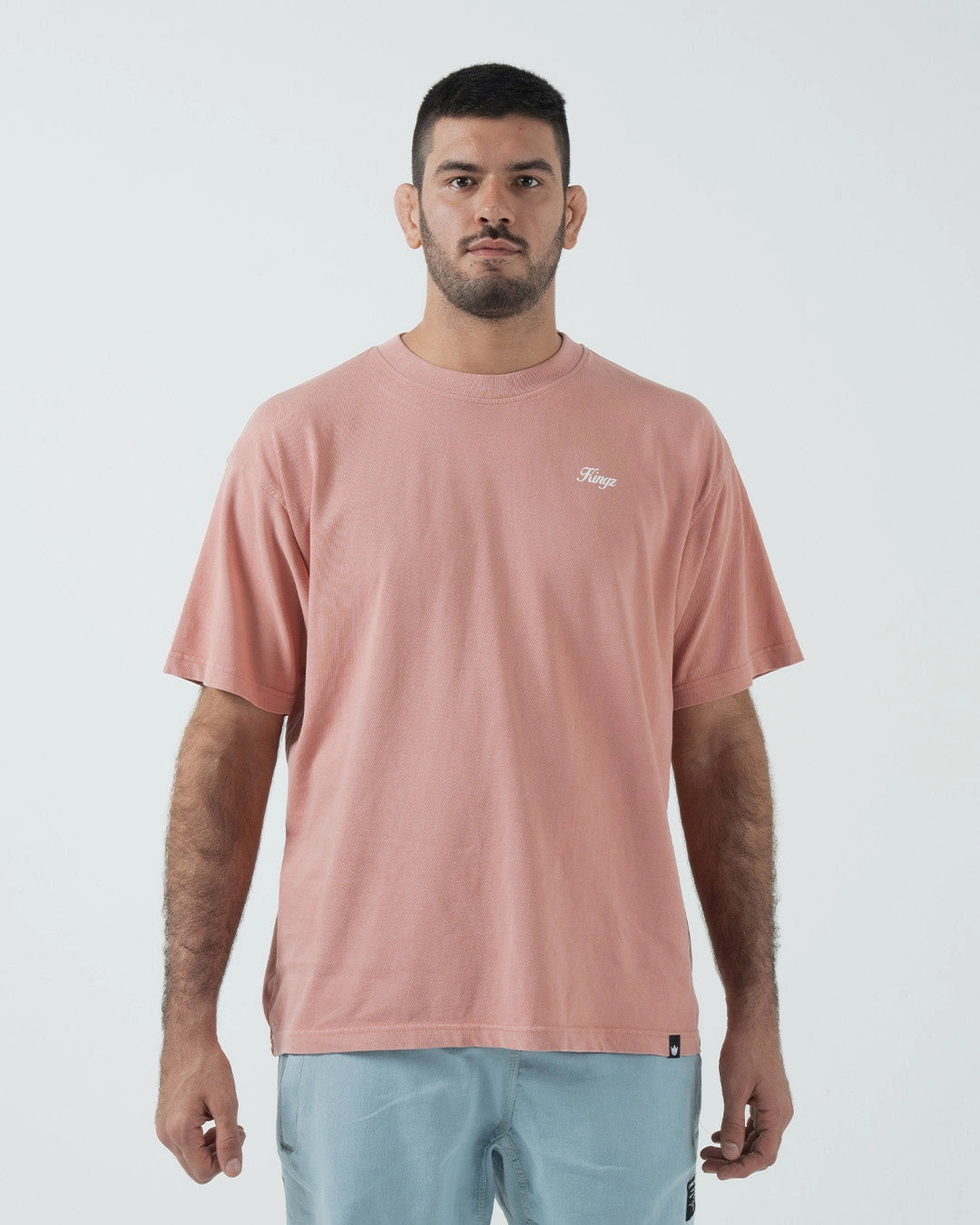 Script Tee - Muted Pink