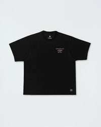 Kingz Gentle Art Club Tee - Flat Lay Front View - Gentle Art Club San Diego Est 2011 Chest Logo - Black BJJ