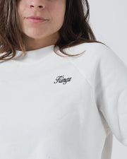 KINGZ_Type Crop Sweater_White_Women_KZWH03_13