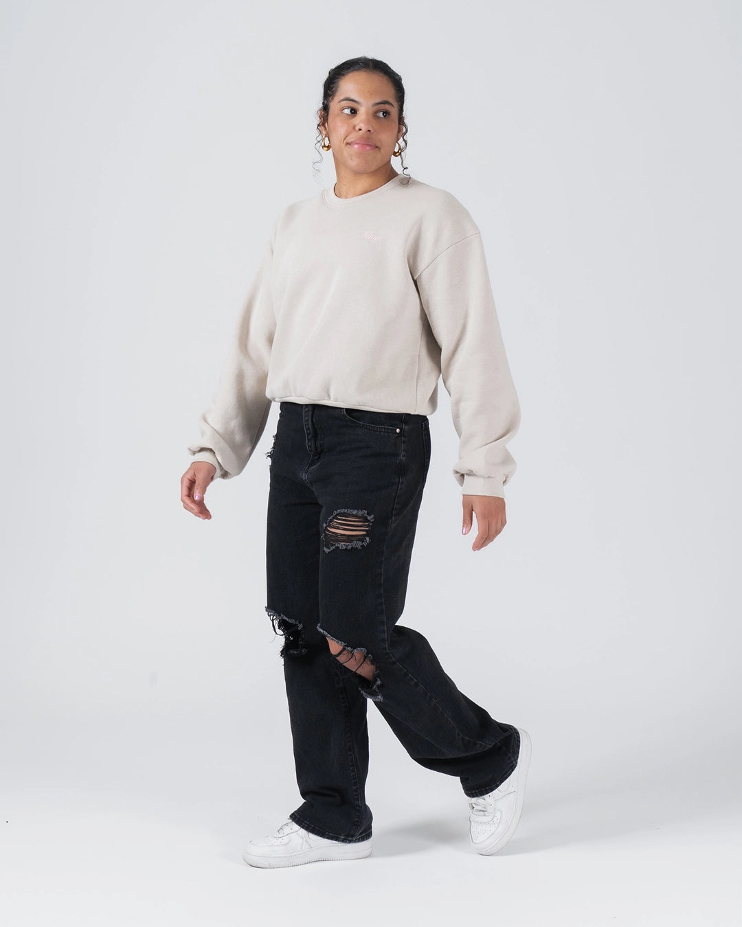 Script Women's Crewneck Sweatshirt