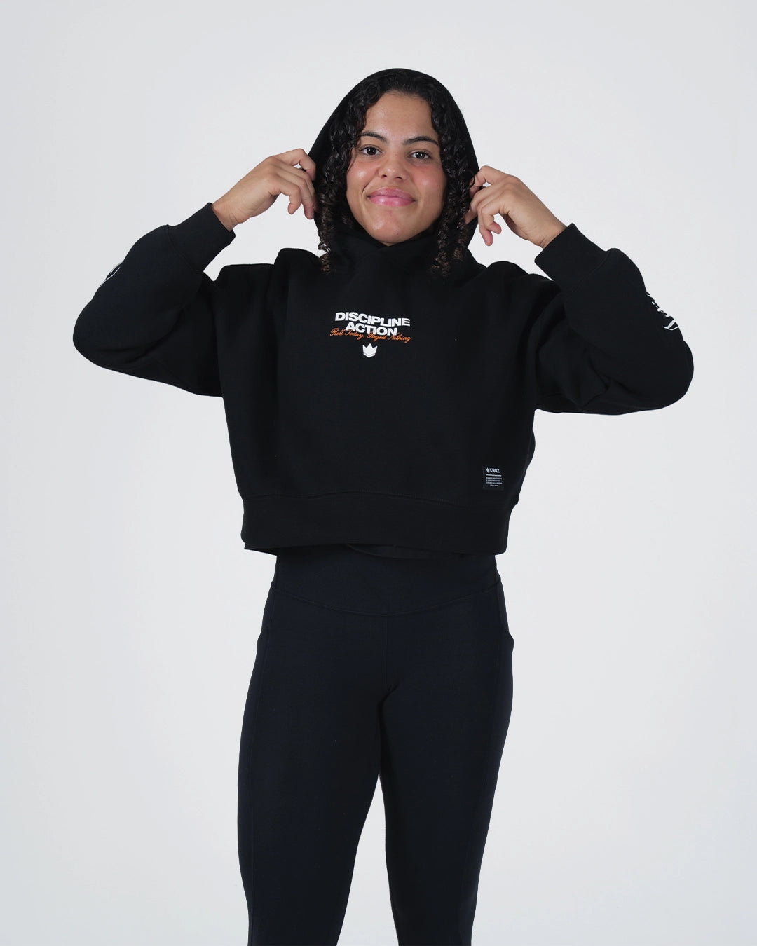 Kingz Discipline Action Women's Crop Hoodie