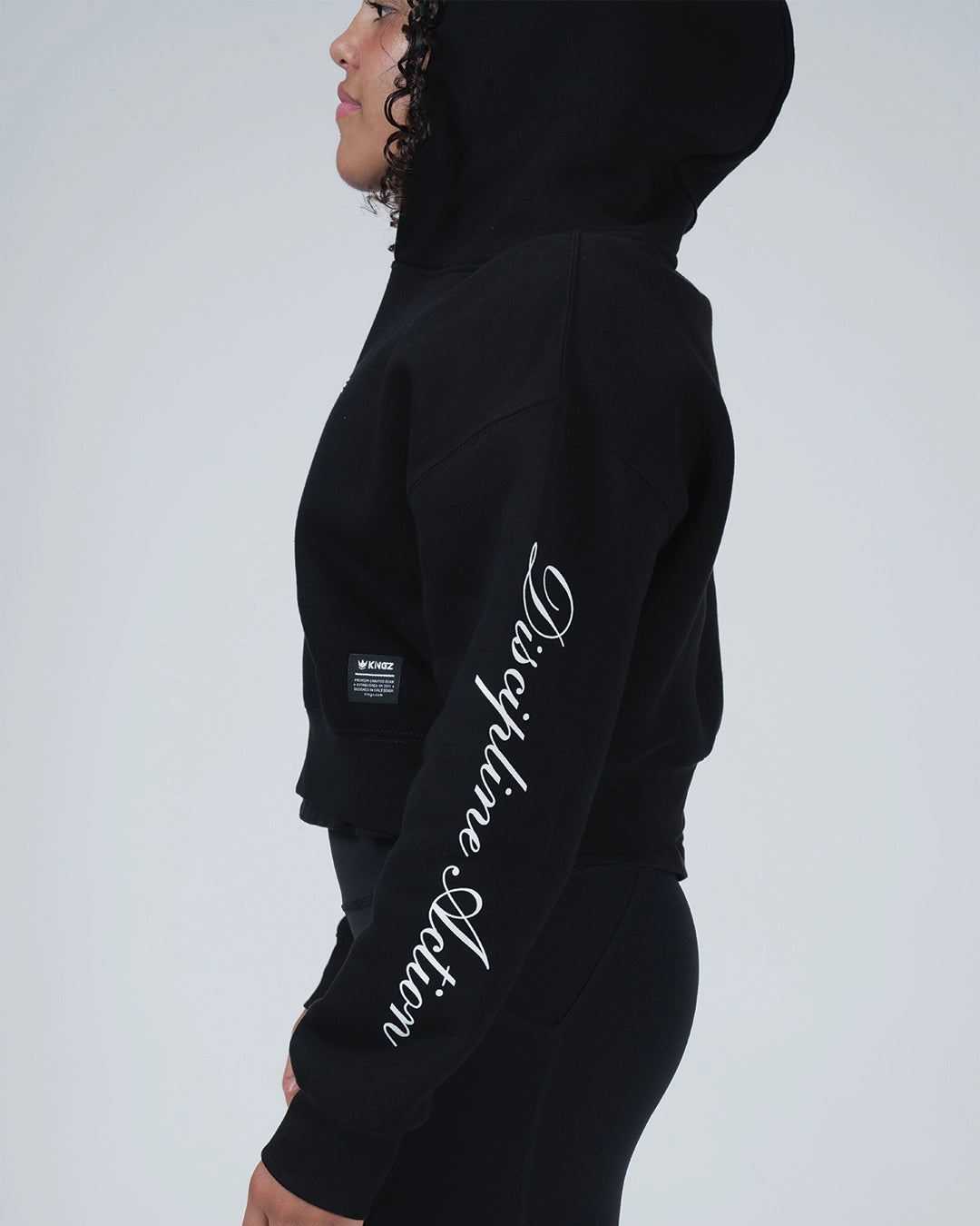 Kingz Discipline Action Women's Crop Hoodie