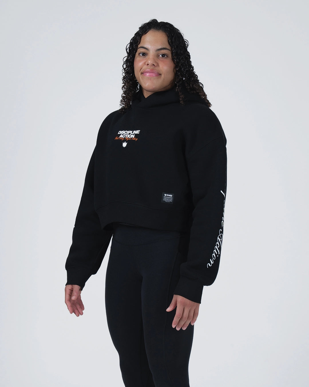 Kingz Discipline Action Women's Crop Hoodie