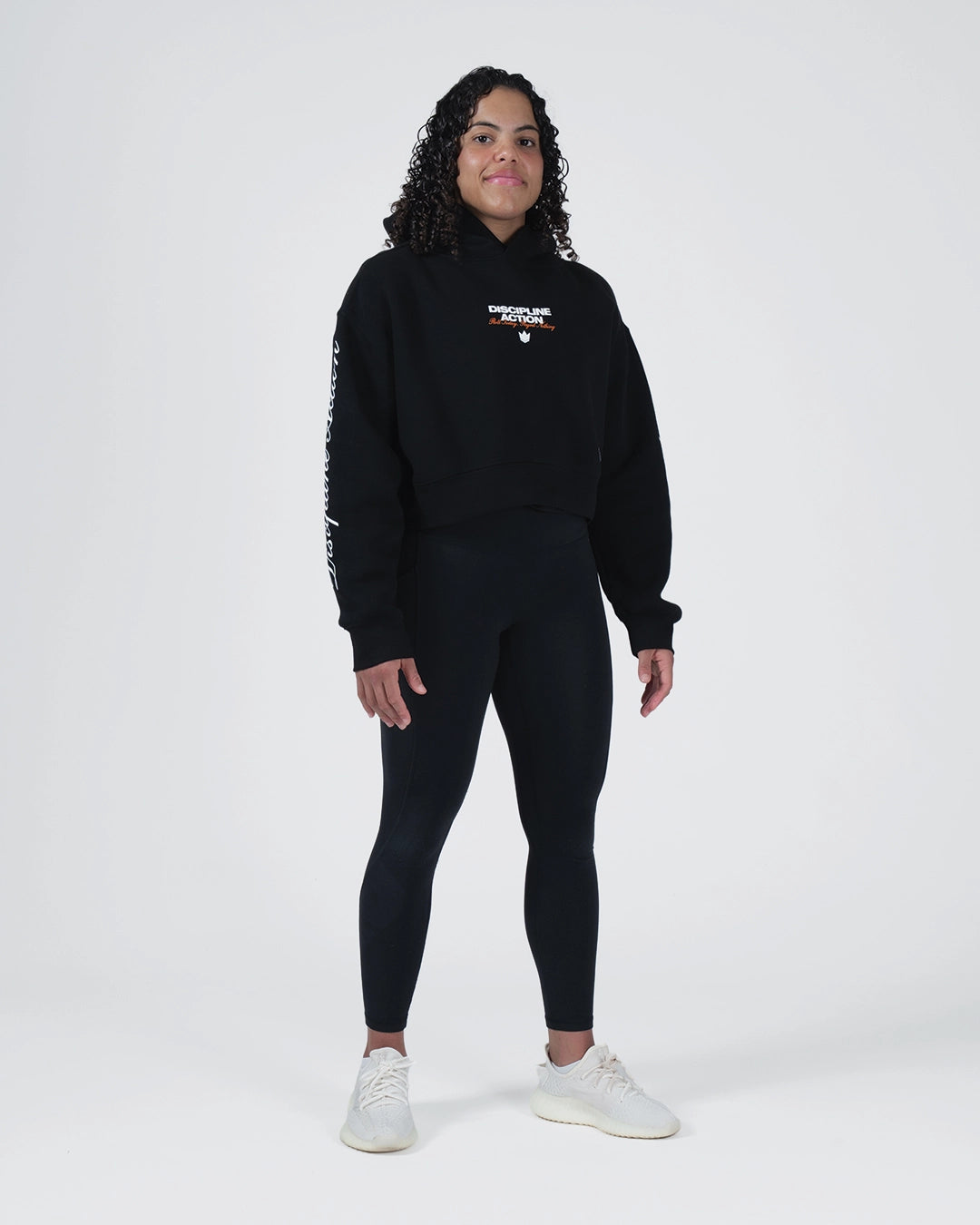 Kingz Discipline Action Women's Crop Hoodie