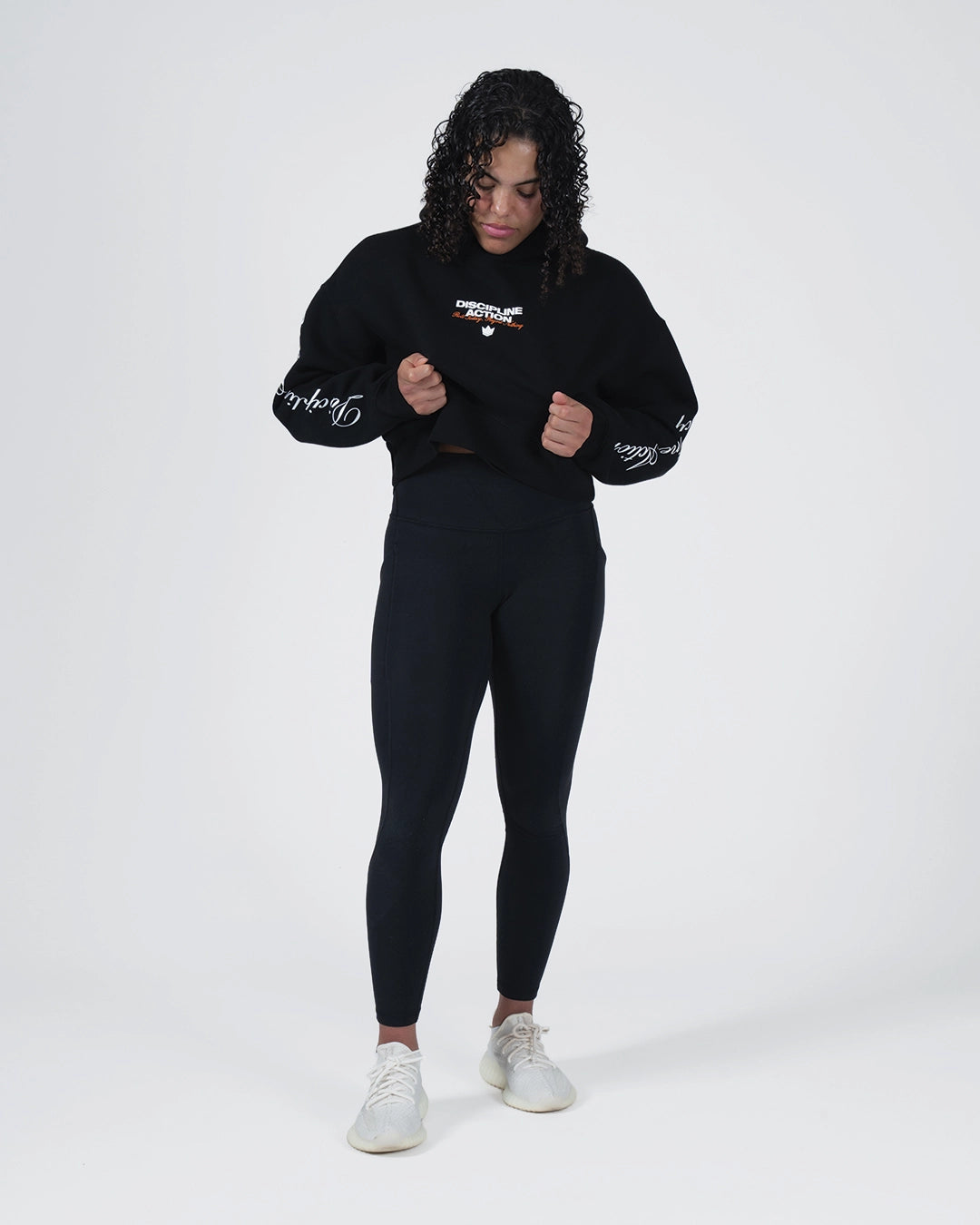 Kingz Discipline Action Women's Crop Hoodie