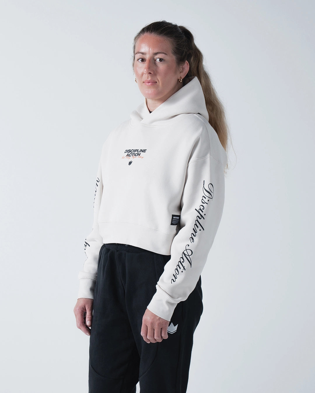 Kingz Discipline Action Women's Crop Hoodie