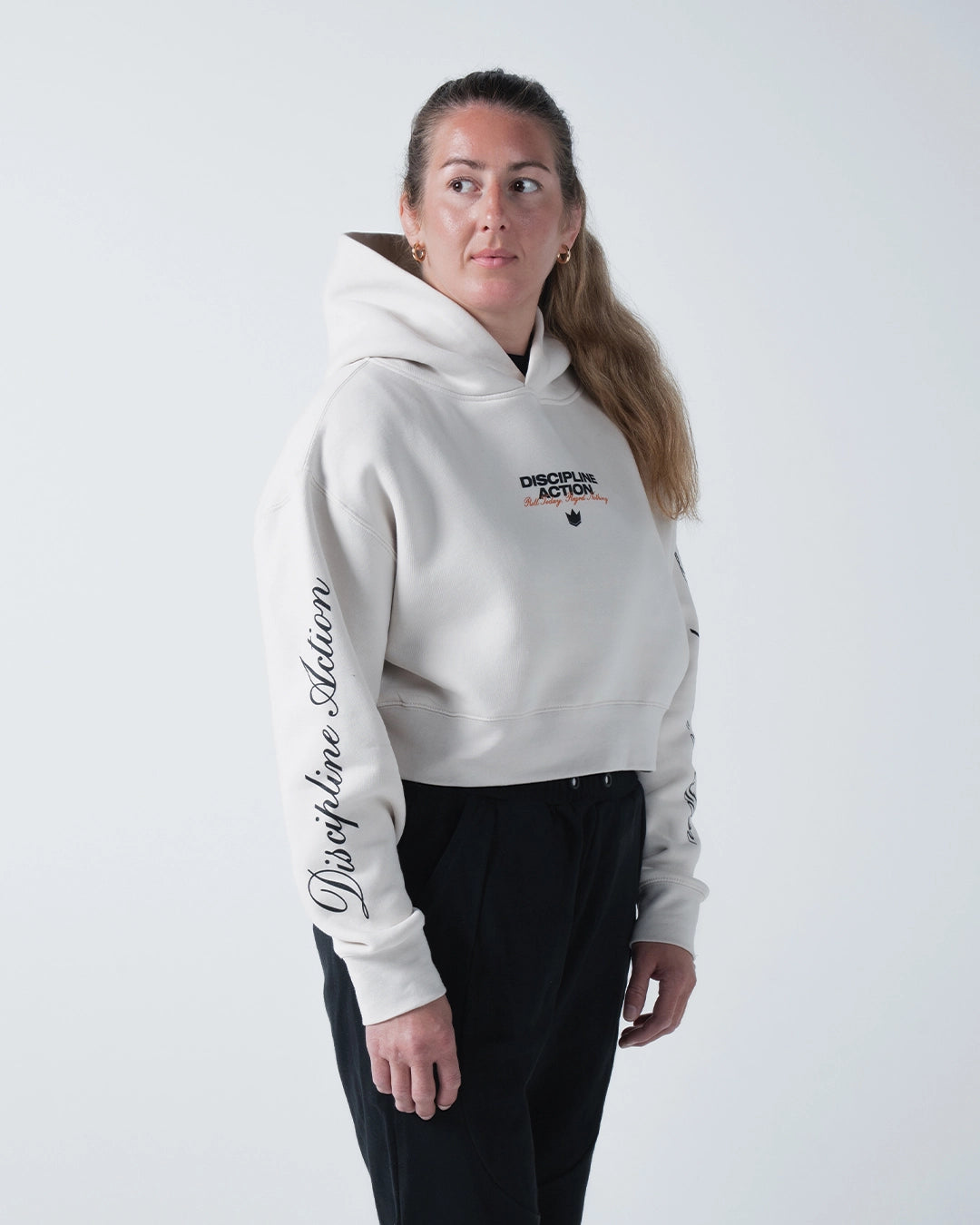 Kingz Discipline Action Women's Crop Hoodie