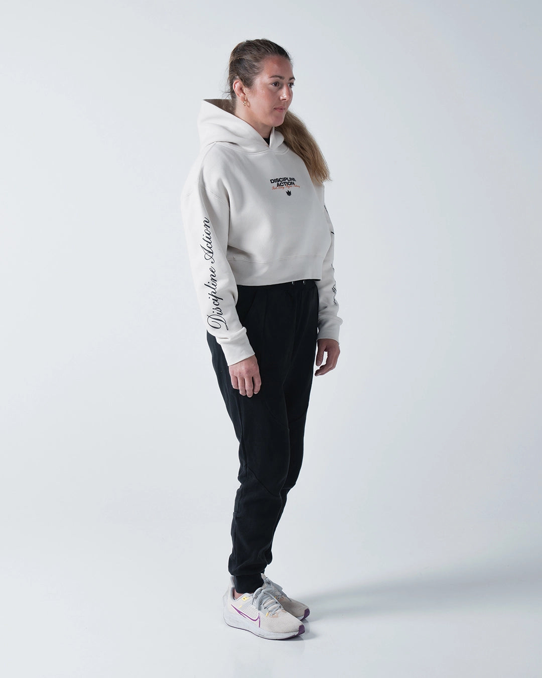 Kingz Discipline Action Women's Crop Hoodie