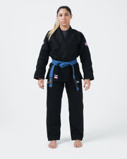 Kingz-Empowered Women's Jiu Jitsu Gi - Black