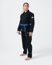 Kingz-Empowered Women's Jiu Jitsu Gi - Black