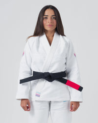 Kingz-Empowered Women's Jiu Jitsu Gi - White