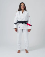 Kingz-Empowered Women's Jiu Jitsu Gi - White