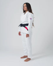 Kingz-Empowered Women's Jiu Jitsu Gi - White