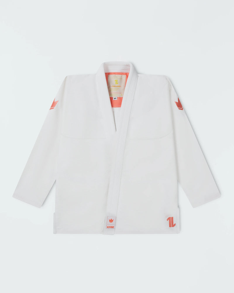 Kingz The One V2 Women's Gi Guava - White