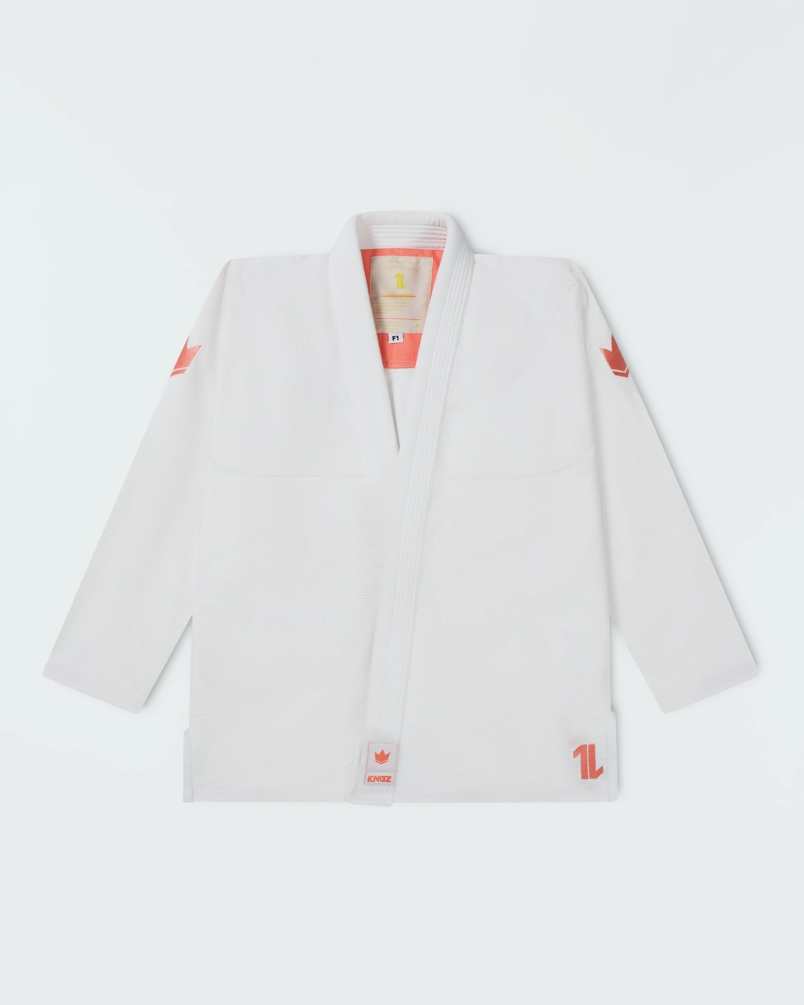 Kingz The One V2 Women's Gi Guava - White