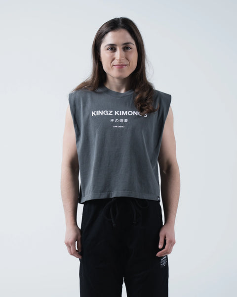 【Homme girls】LOGO CROPPED TANK 新品 HQ Women's Crop Tank - kingz.com