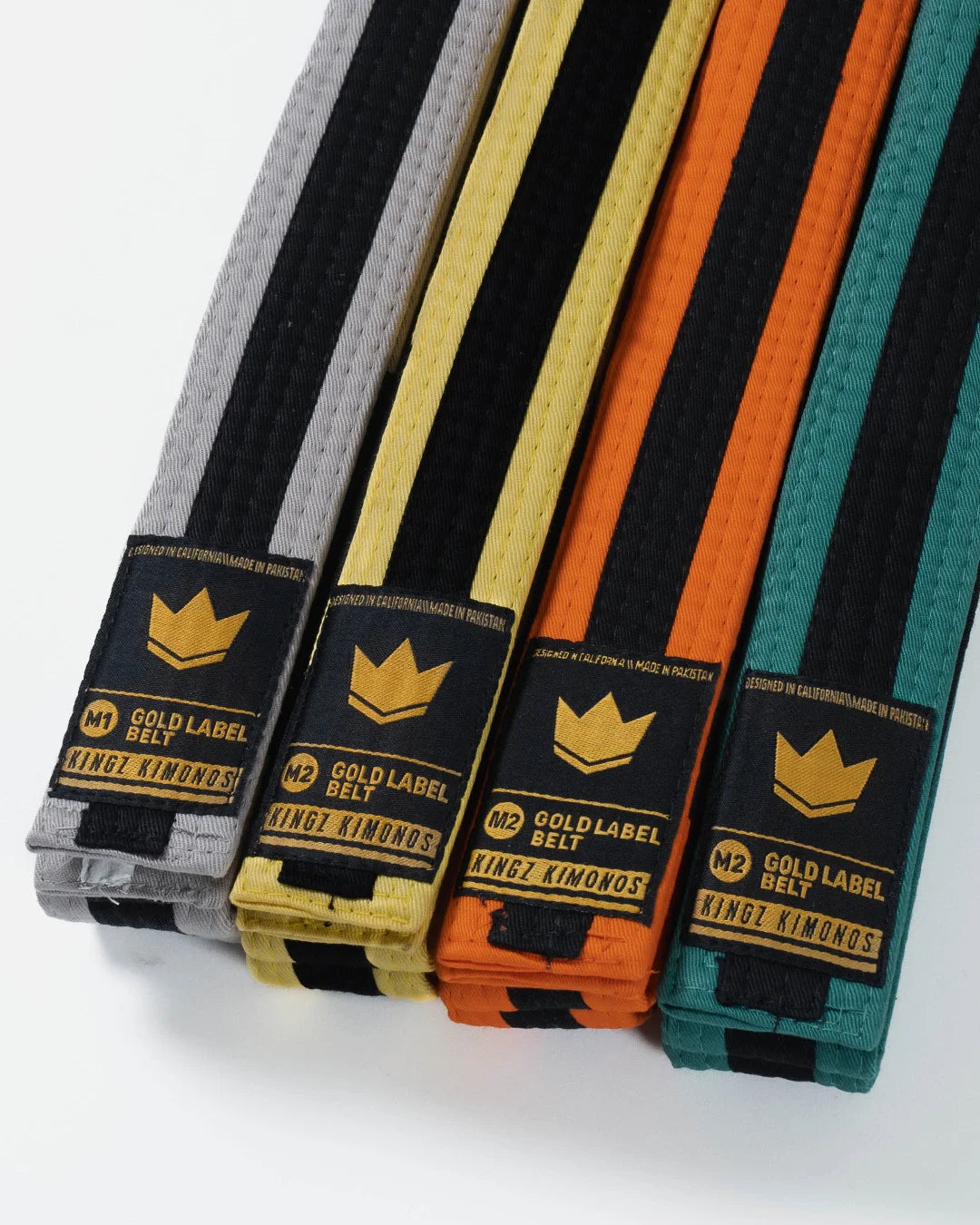 Ceinture pour enfants Kingz Gold Label V2 - Rayure noire