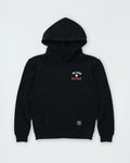 Kingz Beast Youth Hoodie - Front View - Jiu Jitsu Beast Chest Logo - Black - Youth BJJ Training Hoodie