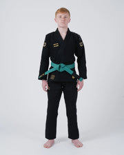 Kingz_Comp V6 Youth Jiu Jitsu Gi_Black_Kids_KZYK06_03