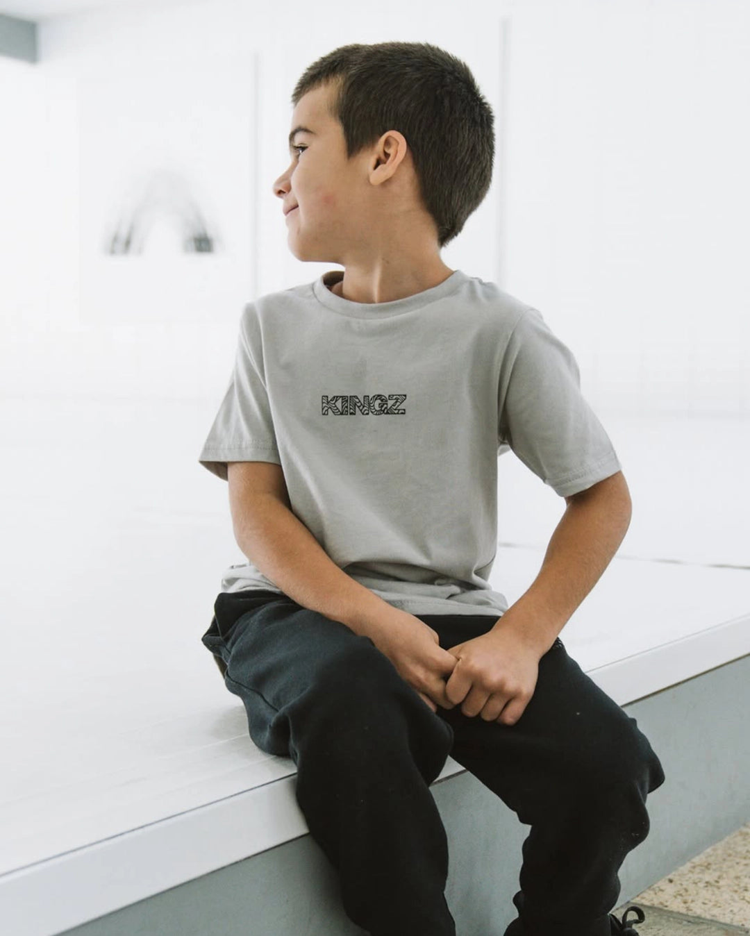 Flow Youth Tee - Grey