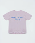 Kingz Gentle Art Club Youth Tee - Front View - Gentle Art Club Rose Graphic - Pink Youth BJJ Training Tee