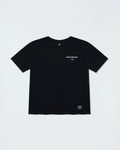 Kingz HQ V2 Youth Tee - Front View - Kingz Kimonos Chest Print - Black Youth BJJ Training Tee