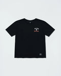 Kingz Beast Youth Tee - Front View - Jiu Jitsu Beast Chest Logo - Black Youth BJJ Training Tee