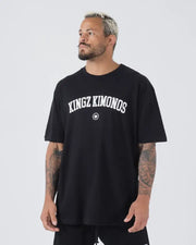 Kingz_Collegiate Tee_Black_Men_KZTS44_01