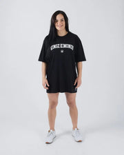 Kingz_Collegiate Tee_Black_Women_KZTS44_04