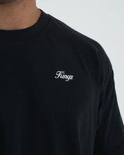 Kingz_Script Tee_Black_Men_KZTS66_05