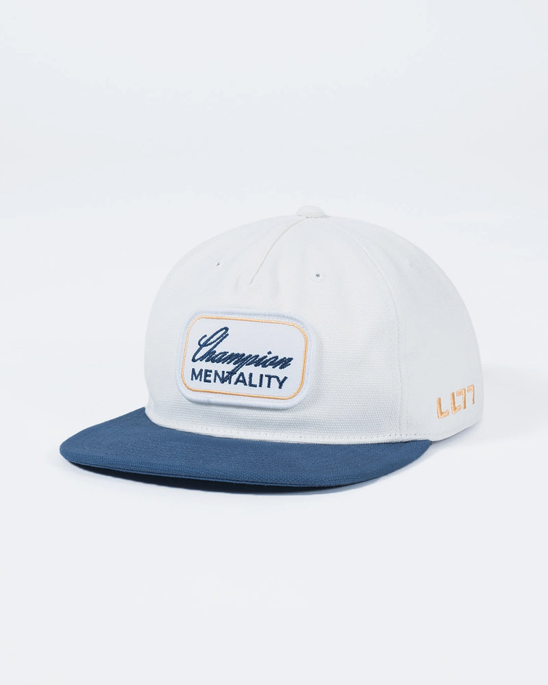 Leandro Lo Champion Mentality Snapback - Cream/Navy