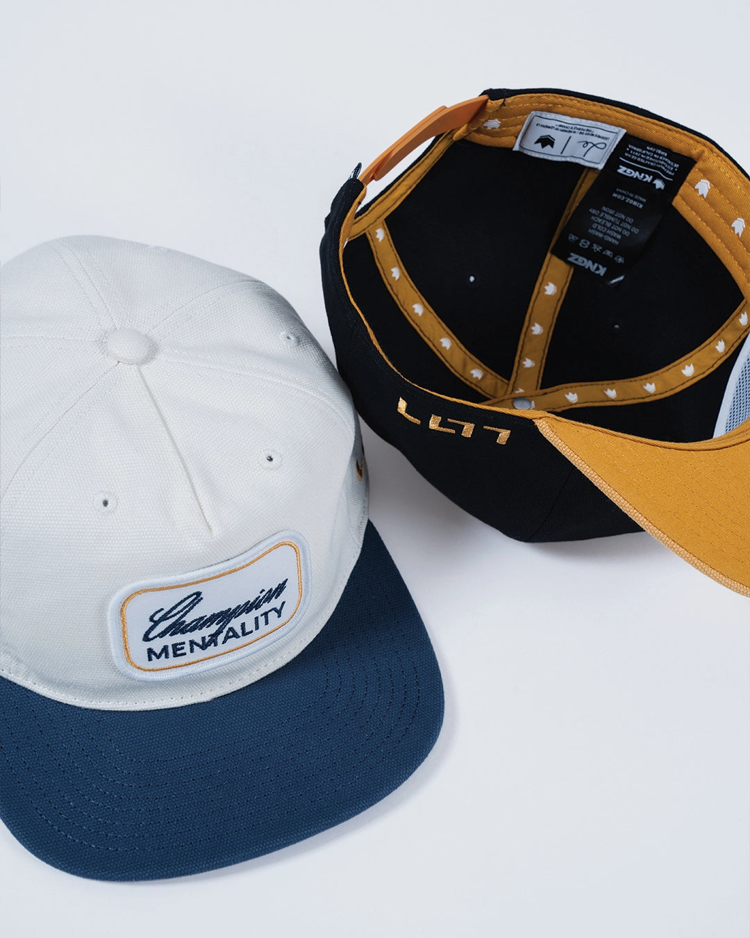 Leandro Lo Champion Mentality Snapback - Cream/Navy