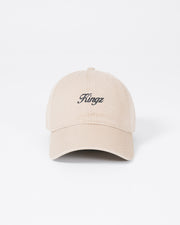 Kingz-Script Dad Hat - Khaki