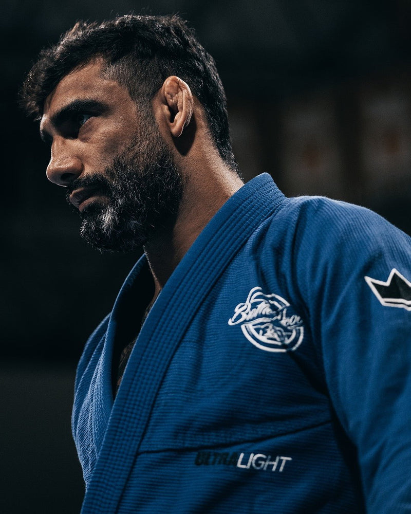 Leandro Lo in a blue Kingz gi