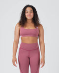Kore Women's Sports Bra - Red Dusty Rose from Kingz