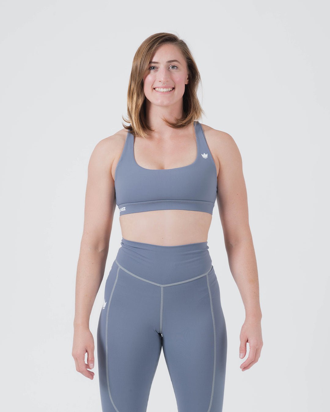 Women's Sports Bra - Smoke Blue